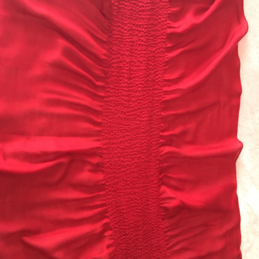 Portmans Deep Red Acrylic Scarf NWOT - Picture 10 of 15